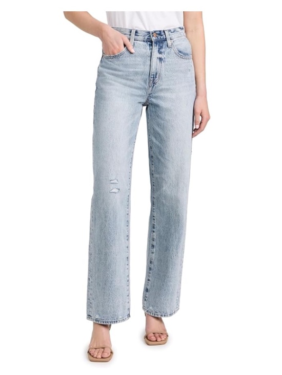 pistola Denim - PISTOLA Relaxed Straight Leg Distressed Grayson Jeans Size 29